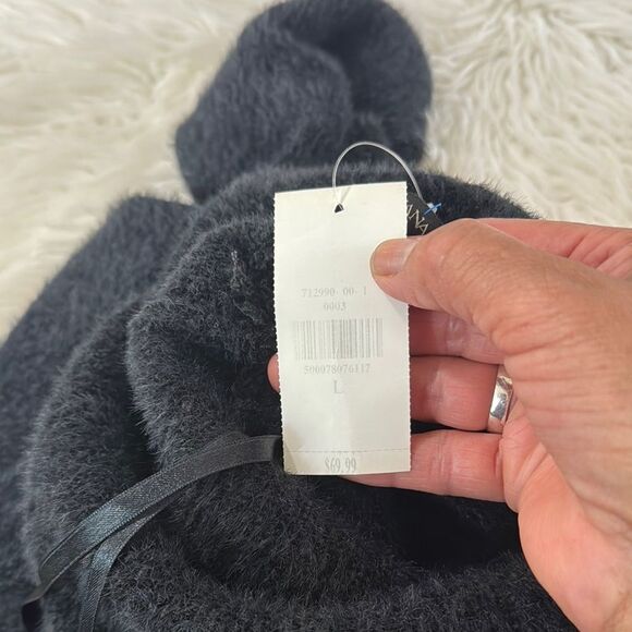 Banana Republic Factory Black Long Sleeve Cozy Design Dress NWT - Picture 8 of 9